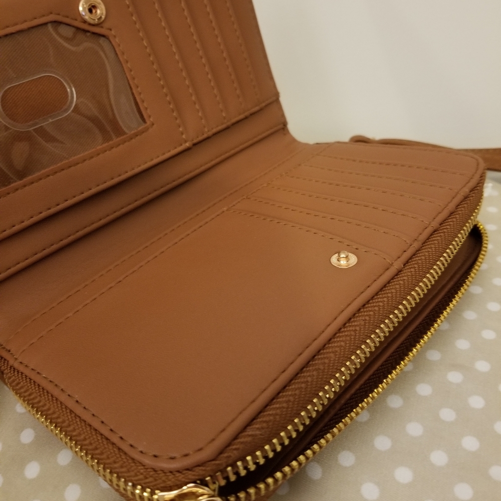 Camel Travel Wallet/Wristlet